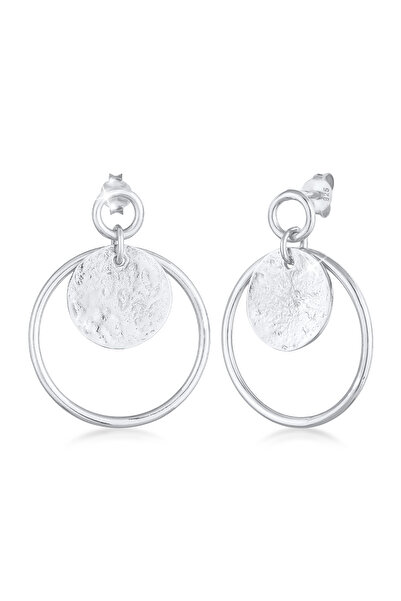 ELLI Ohrringe Damen Ohrringplatte Basic rund aus 925er Sterlingsilber