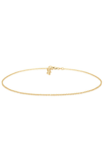 ELLI Colier tip choker pentru femei, model simplu, din argint 925