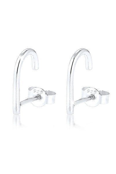 ELLI Earrings Suspender Geo Minimal 925 Sterling Silber