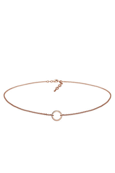 ELLI Colier de damă cu model choker, model cerc, model geo, din argint 925