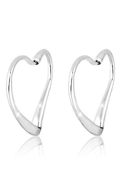 ELLI Earrings Creolen Herz Liebe Geschenkidee 925 Silber