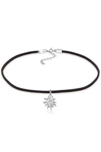 ELLI Halskette für Frauen Choker Sonnenanhänger Trend aus 925er Sterlingsilber
