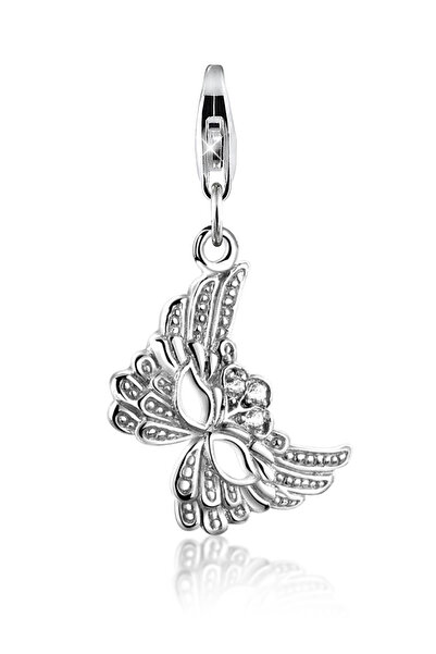 Nenalina Charms Damenmasken-Anhänger aus 925er Sterlingsilber