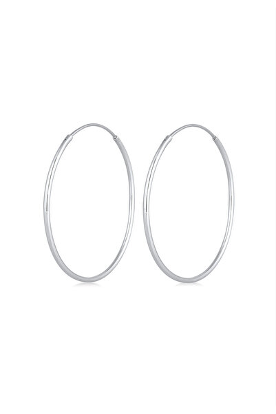 ELLI Ohrringe Damen Creolen Modern Basic aus 925er Sterlingsilber