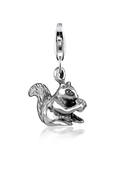 Nenalina Charms Eichhörnchen-Anhänger Tradition 925 Silber