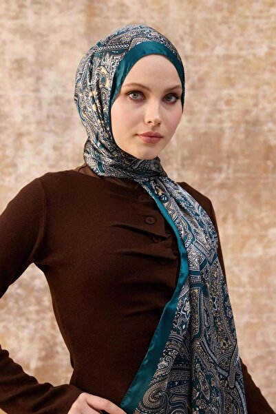 İpekhan Petrol Hint Vual Şal - 5003-05