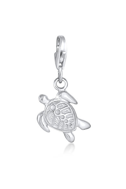 Nenalina Charms Frau Charm Anhänger Schildkröte Tier aus 925er Sterlingsilber