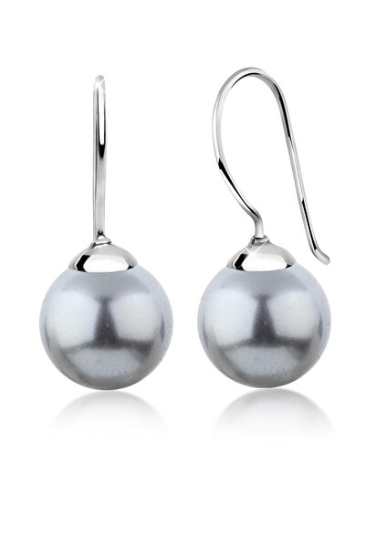 Nenalina Earrings Ohrhänger Synthetische Perle 925 Silber