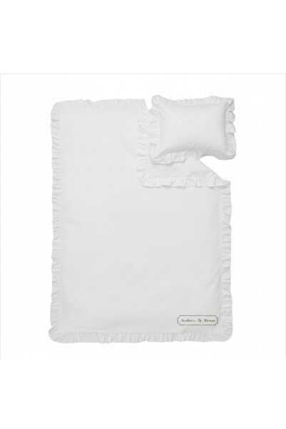 By Masuaa Ruffled Baby Bedding Set | 100X150 |   100% Cotton