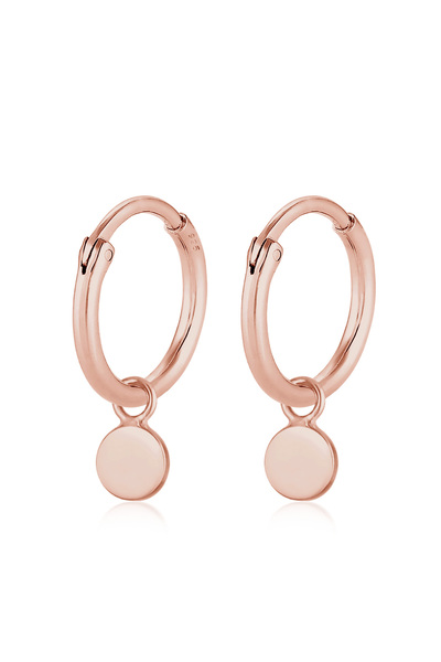 ELLI Ohrringe Damen Creole Plate Geo Trend aus 925er Sterlingsilber