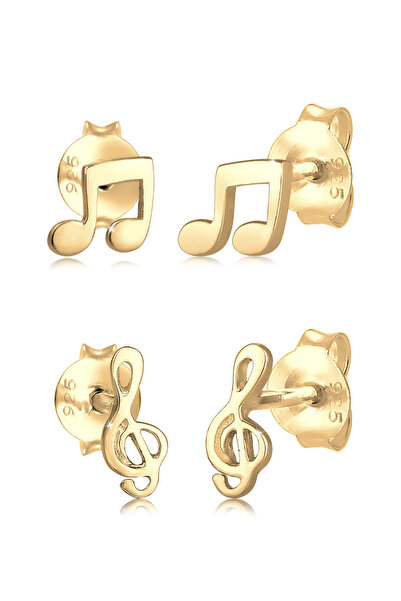 ELLI Ohrringe Notenschlüssel Musik Filigranarbeit aus 925er Sterlingsilber