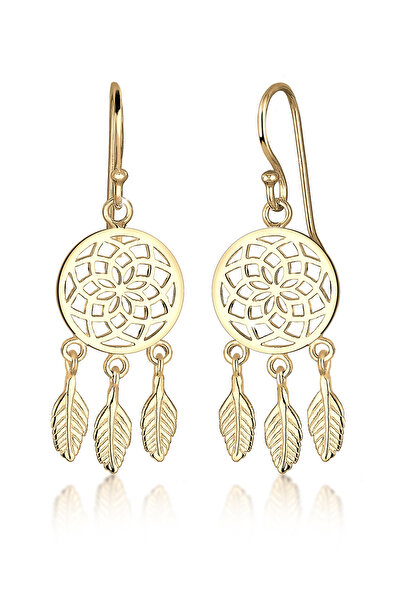 ELLI Ohrringe Dreamcatcher Boho 925 Sterlingsilber