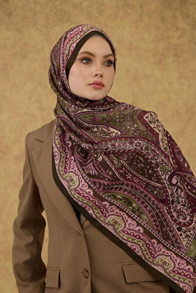 İpekhan İpekhan Soft Şal Kahve Pudra 3053-04