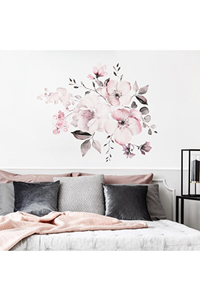 Original Deals RO Декоративен стикер за стена с цвете, многоцветен, оригиналн...