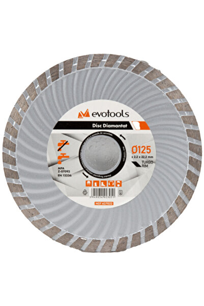 EvoTools Professional Диамантен диск Turbo ETP 115 мм 2 мм