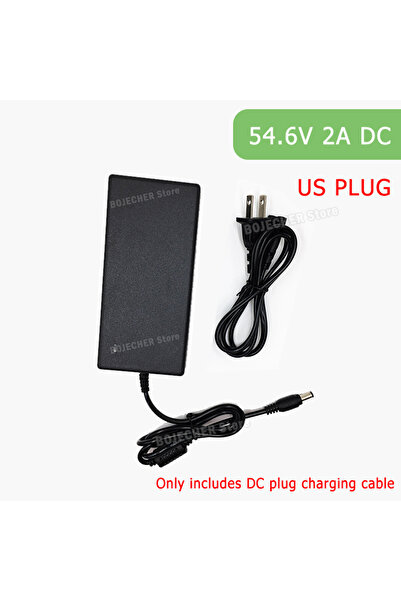 Choice 54.6 فولت 2 أمبير تيار مستمر الولايات المتحدة 42 فولت 54.6 فولت 2 أمبير شاحن بطارية ليثيوم محول طاقة بطارية عالمي 5 مقابس لـ AC10