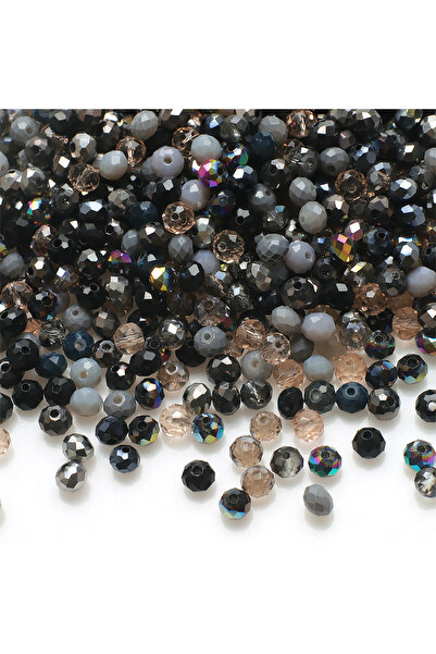 Choice 04Hei 200 قطعة/لوت 6 مم خرزات مستديرة فضفاضة من الكريستال المختلط لإنش...
