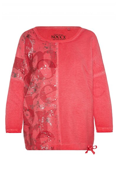 Soccx T-Shirt MEMORY LANE Shirt mit 3/4-Ärmeln