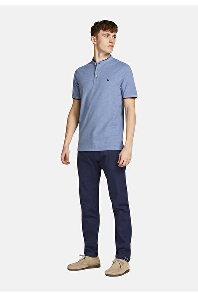 Jack & Jones Shirt T-Shirt mit Stehkragen JJEPAULOS MAO POLO