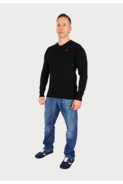 U.S. Polo Assn. Strickpullover Pullover V-Neck