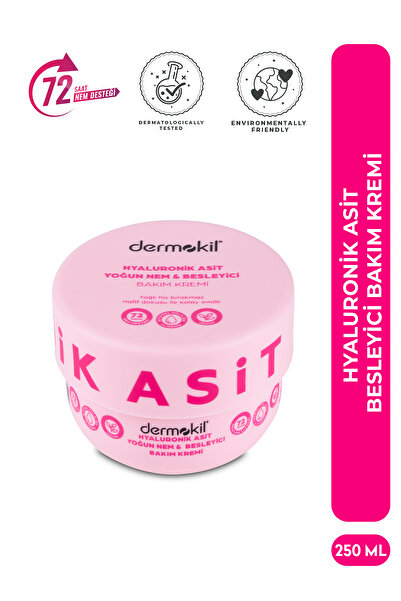Dermokil Hyaluronik Asit Yoğun Nem ve Besleyici Bakım Kremi 250 ml