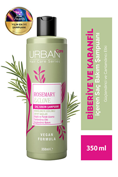 Urban Care Rosemary & Clove Biberiye ve Karanfil Canlandırıcı ve Güçlendirici Saç Bakım Şampuanı-350 ml-vegan