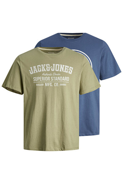 Jack & Jones T-Shirt Ejeans T-Shirt mit Print Mix 2er Pack