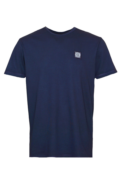 Guess Shirt Kurzarm T-Shirt PATCH TREATED mit Rundhalsausschnitt in Regular Fit