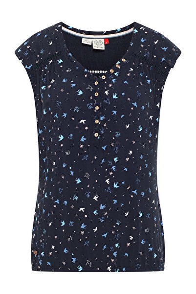 Ragwear T-Shirt SALTTY A Ärmelloses Shirt mit Allover-Print