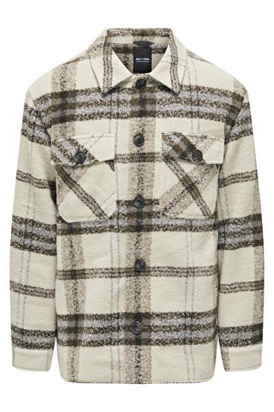 Only & Sons Jacke CANE Hemdjacke, Knopfleiste und Brusttaschen