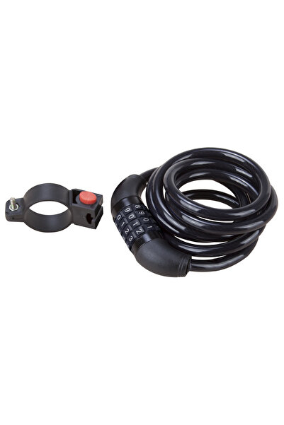 Evotools Lacăt de bicicletă cu protecție și combinație 4512 10 mm 800 mm 10 m...