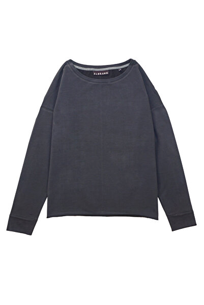 Elbsand Sweatshirt Riane Pullover mit vertikalem Backprint