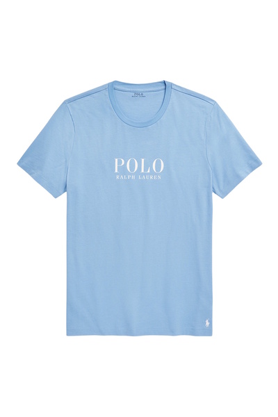 Ralph Lauren T-Shirt Pyjamashirt mit Rundhalsausschnitt Logo-Verzierungen