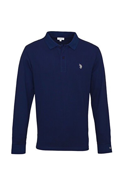 U.S. Polo Assn. Poloshirt mit langen Ärmeln und Polokragen
