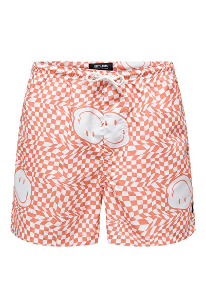 Only & Sons Badehose Bade-Shorts mit elastischem Bund und Tunnelzug