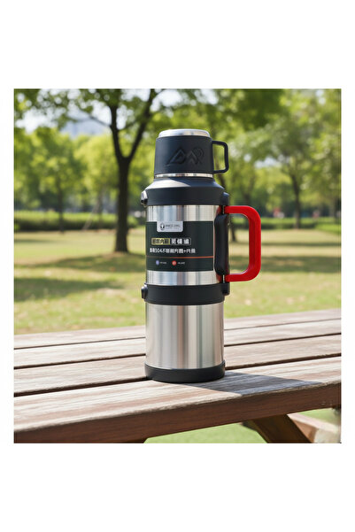 Elista Paslanmaz Çelik 2,0 Litre Avcı Termos 24 Saat Sıcak 48 Saat Soğuk Seya...