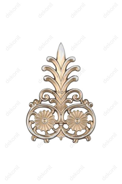 Dekonil Dekoratif Patina Duvar Çıtası Mızrak Motifi 14*21cm