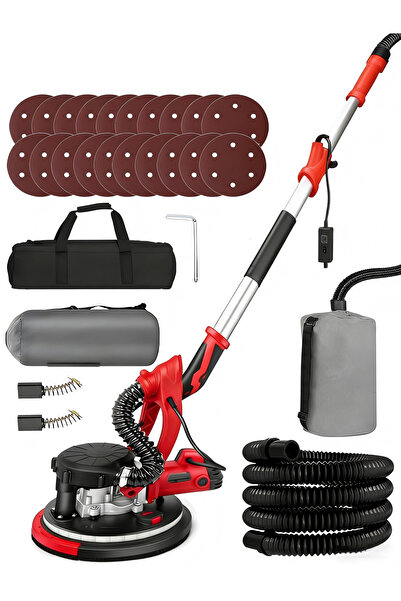 Waite Payging صنفرة الحوائط الجافة مع مجمع غبار مفرغ، أداة صنفرة بقوة 1980 واط مع 6 سرعات متغيرة 1100-2700 دورة في الدقيقة