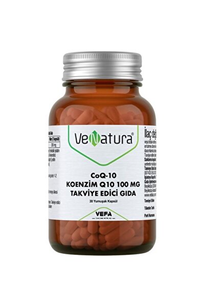 VeNatura Koenzim Q10 100 Mg Takviye Edici Gıda 30 Kapsül