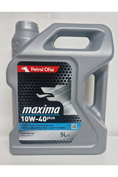 Petrol Ofisi Maxima Plus 10w-40 Sentetik Motor Yağı 5 Litre