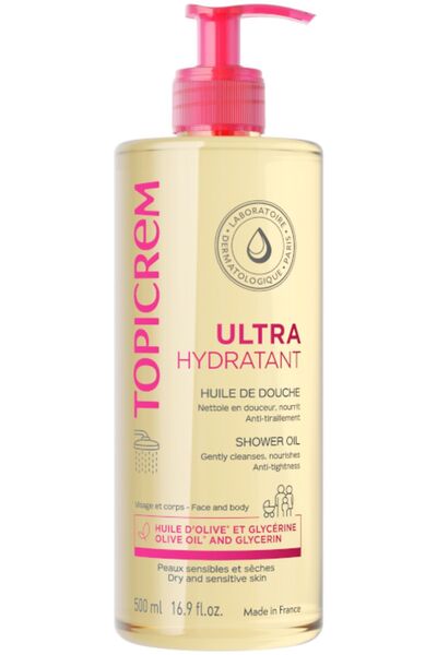 Topicrem Ultra Hydratant Huile De Douche 500 ml - Duş Yağı