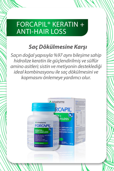 Arkopharma Forcapil Keratin Anti Hair Loss 60