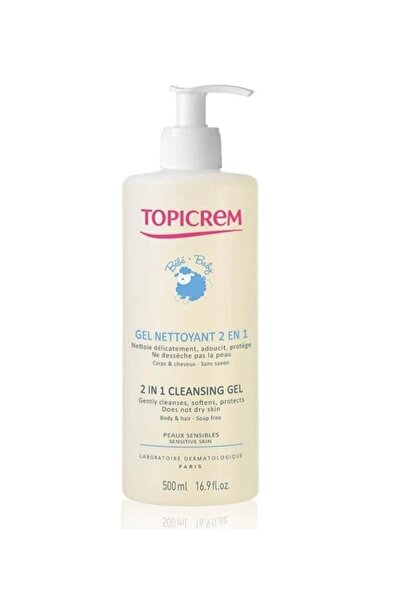Topicrem Baby 2 In 1 Cleansing Gel Bebek Şampuanı 500 ml