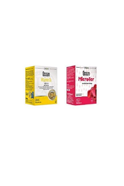 Ocean D3 Vitamini 400 Iu 20ml + Microfer Damla 30ml