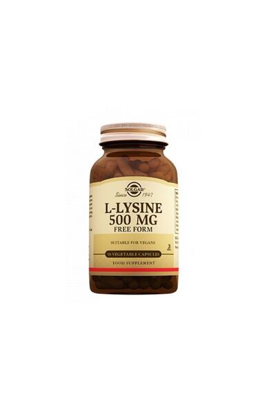 Solgar L-Lysine 500mg 50 Kapsül
