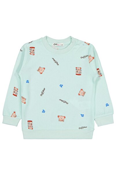 Civil Girls Ursuleț cu imprimeu 2-5 ani Swea tricou - Verde 3-4 ani