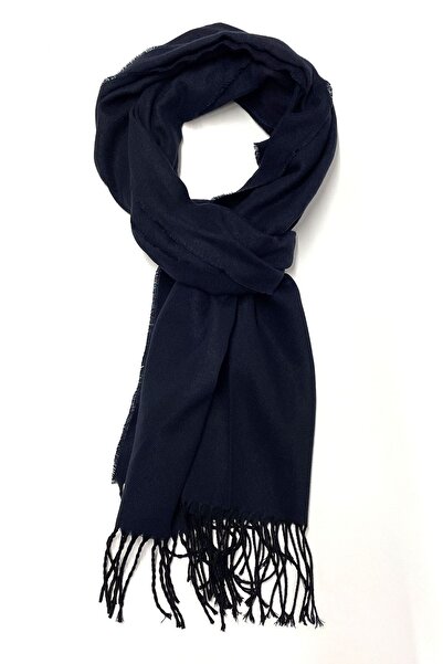 Kravatkolik Unisex Navy Blue - Μαύρο Ανδρικό Κασκόλ Επίπεδο Διπλής Όψης K316