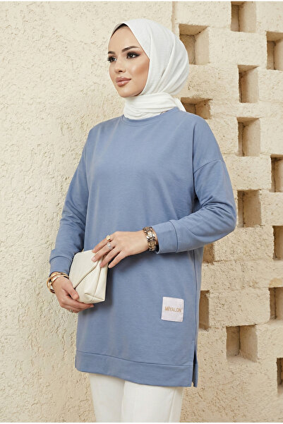 FABİMOD Yazlık Kadın Bisiklet Yaka Mevsimlik Tunik