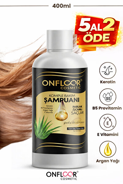 ONFLOOR Dökülme Karşıtı Hızlı Saç Uzatan Saç Bakım Şampuanı Komple Bakım 400ml