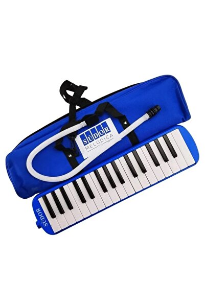 Genel Markalar 32k 32 Tuşlu Melodika Bez Çantalı Mavi